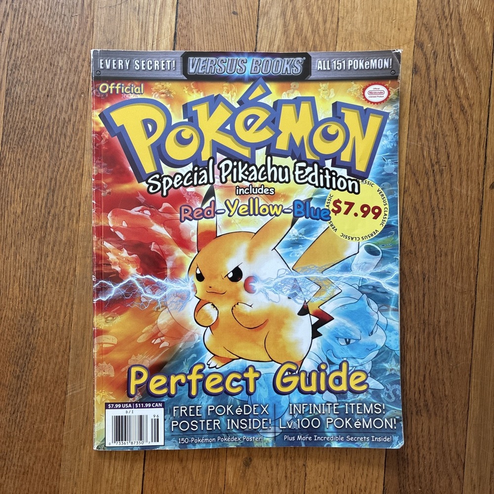 Pokémon Special Pikachu Edition Perfect Guide - INCLUDES POSTER !!!